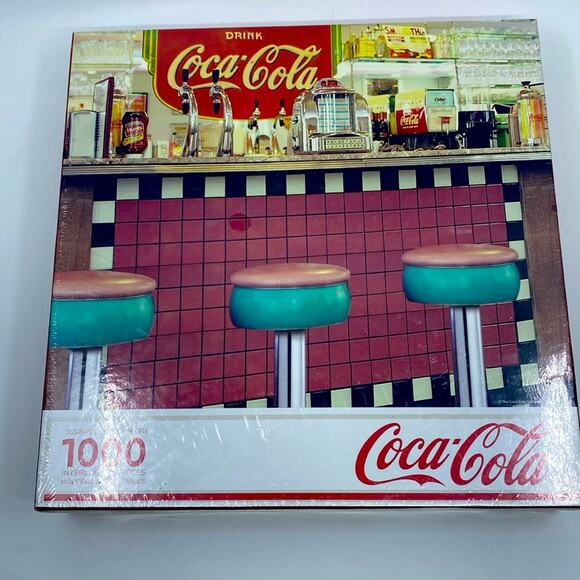 Jigsaw Puzzle Soda Shop Coca Cola Springbok NEW 1000 pieces - Picture 1 of 5